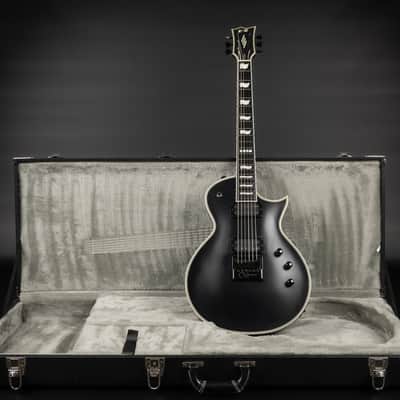 2019 ESP E-II Eclipse ET - Black Satin | Japan Singlecut Evertune Bridge Set Thru Seymour Duncan Sentient Pegasus Pickups 3.69kg | OHSC image 1