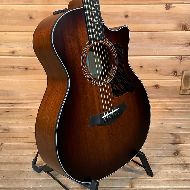 Taylor 324ce Baritone-6 Limited Acoustic Guitar - Natural image 1