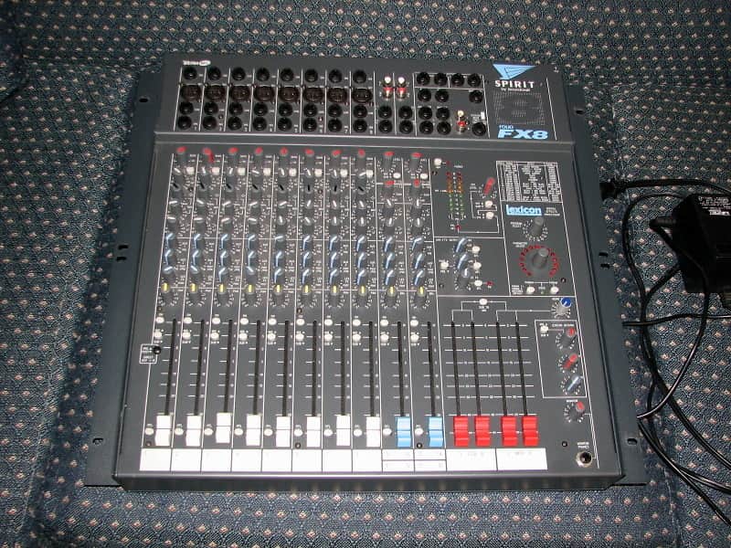 Soundcraft Spirit Folio FX8 mixer w/ Lexicon effects & Rack | Reverb