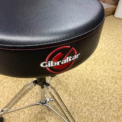 Gibraltar 9600 Series Round Vinyl Drum Throne - Heavy Duty - Double Braced image 3