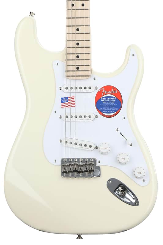 Fender Eric Clapton Stratocaster - Olympic White with Maple Fingerboard image 1