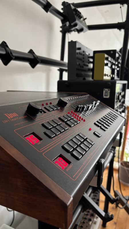 Linn LM-1 Drum Computer 1980s Black