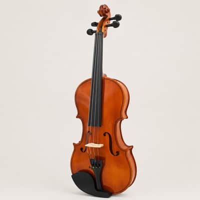 3/4 Professional Solid Wood Acoustic Violin Set with Hard Case, Bow & Accessories – Full Size Violin for Beginners, Students & Adults image 2