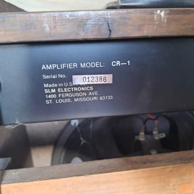 Crate CR-1 Vintage Solid State Amplifier 70's * FREE shipping image 9