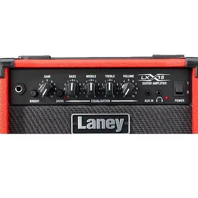 Laney LX15-RED 15-Watt RMS 5" Driver Electric Guitar Combo Amplifier image 4