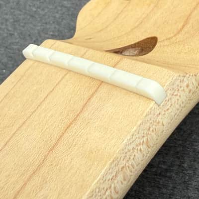 American Fender Telecaster Flamed 1-piece Maple Neck Standard Thin by Warmoth USA w/ Fender locking tuners image 12