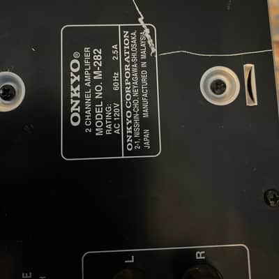 Onkyo 2 channel amplifier M282 2014 Black image 5