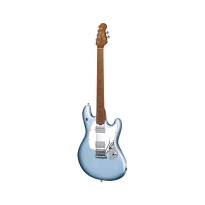 Sterling by Music Man Stingray Guitar SR50 Firemist Silver image 1