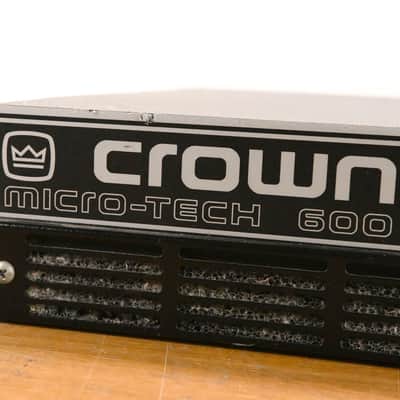 Crown Micro-Tech 600 2-Channel Power Amplifier CG01YXS image 5