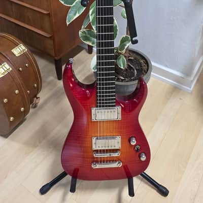 Jackson AT1T USA Archtop 1997 Mahogany Body AAAAA Flame Top American Figured Pro American Kent Armstrong HH Strat Guitar Pre-Fender AT1 Sunburst image 13