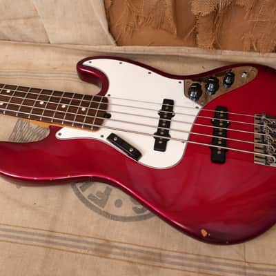 Fender Jazz Bass V - 5-String USA 1996 - Transparent Redburst image 10