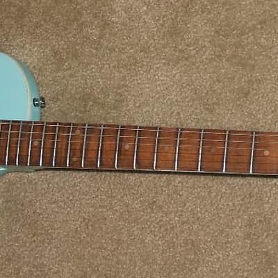 GIBSUN LP jr STYLE GUITAR???? Light Blue VERY COOL AXE image 7