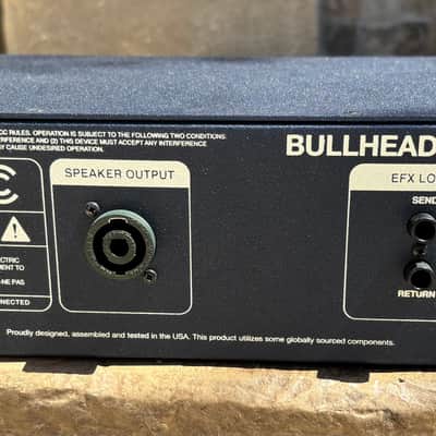 Trickfish Bullhead .5k bass amplifier w/SKB 2U Rack image 3