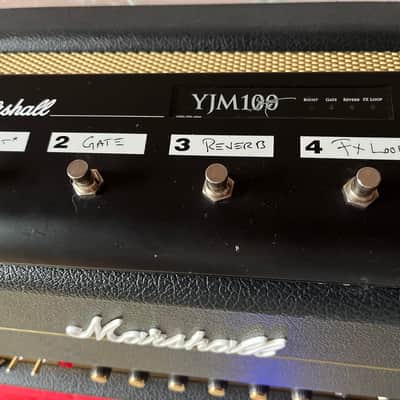 Marshall YJM100 Yngwie Malmsteen Signature 2-Channel 100-Watt Guitar Amp Head 2011 - 2013 - Black image 8