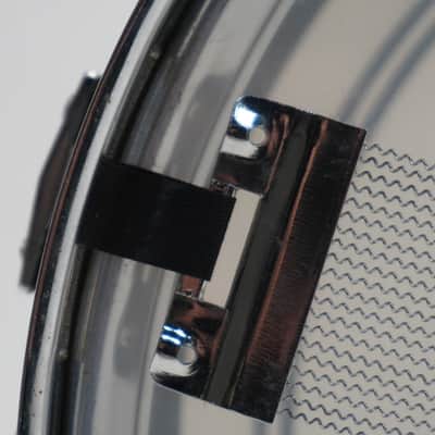 ROGERS  "BIG R" SUPER TEN 14"x 5" STEEL SHELL SNARE DRUM 1970s - Chrome image 13