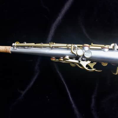 Martin Handcraft Phase III Soprano Sax - 1928 - Silver plated body, gold washed bell, gold plated keywork image 18