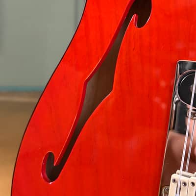 2001 Fender American ’90s Telecaster Thinline SOT Sunset Orange Transparent w/ Hipshot B/G Bender & Drop-D + G&G Case image 4