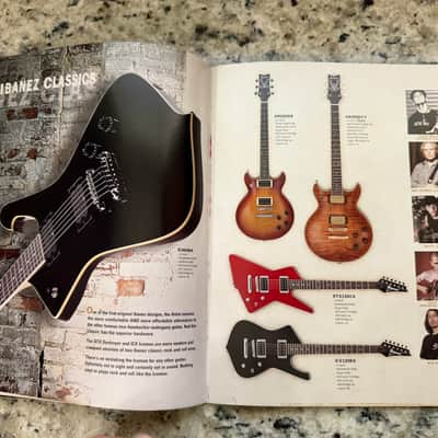 Ibanez Catalog Guitar Bass 2003 Jet King SZ S AX GAX RG JS Jem PGM iceman artist btb George Benson image 14