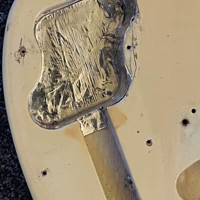 1972 1973 Fender Telecaster Custom guitar body white image 5