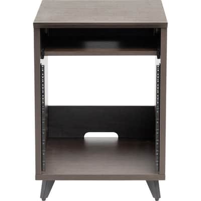 Gator Elite Furniture Series 10U Studio Rack Table in Dark Walnut Finish GELITEDESKRK-BRN image 3