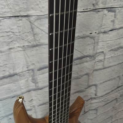 Custom Made Through Neck 6 String Bass Guitar image 4