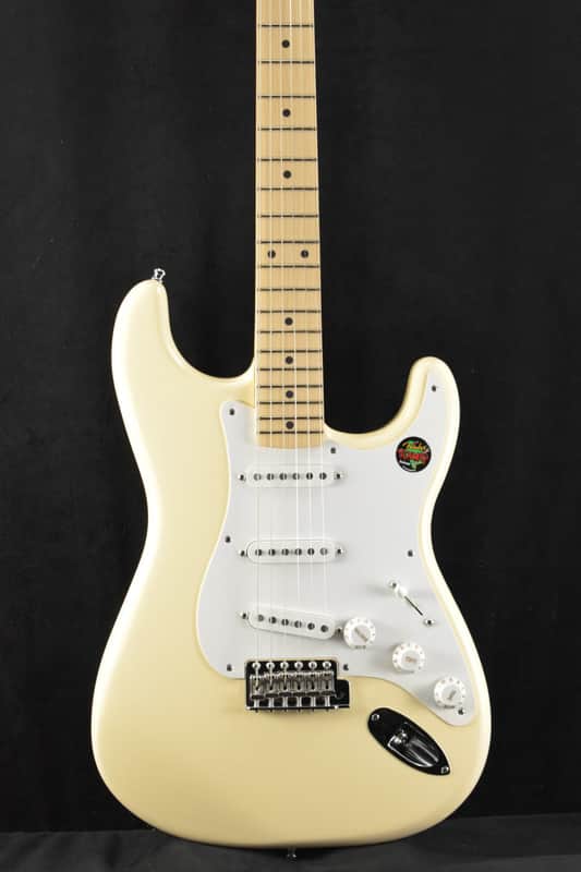 Mint Fender Jimmie Vaughan Tex-Mex Strat Olympic White Maple Fingerboard