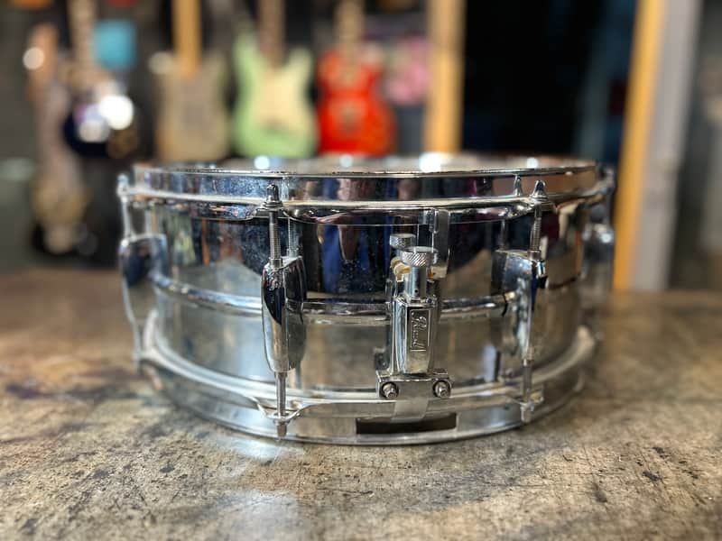 Pearl Mirror Chrome Steel Snare 5 1/2" x 14" image 1