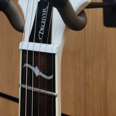 Dean Deceiver (White) w/ EMG Pickups image 7