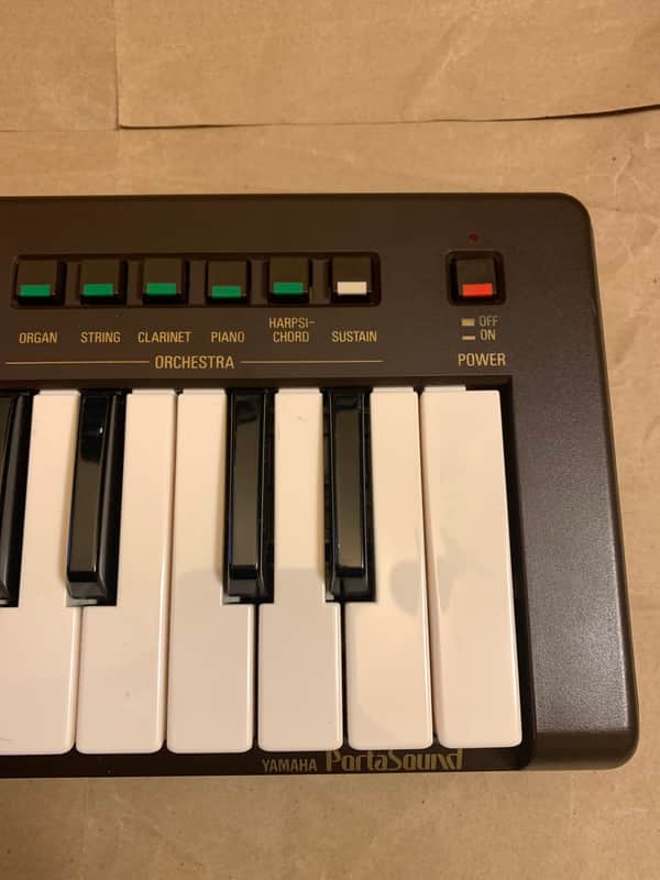 Yamaha PortaSound PS-2 1980s Chocolate Brown MINT with original
