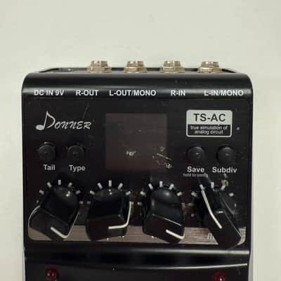 Donner Black Arts Multi Digital Delay Echo Presets Looper Guitar Effect Pedal image 2