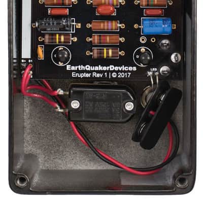 EarthQuaker Devices Erupter Ultimate Fuzz Tone 2017 - Present - Black / Orange Print image 2