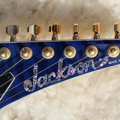 Jackson Soloist Archtop SLAT90 2002 Blue Custom Shop image 10