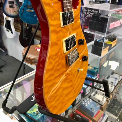 PRS SE Custom 24, 25th Anniversary 2009 Made In Korea Vintage Yellow with Deluxe Case - Pre Owned image 8