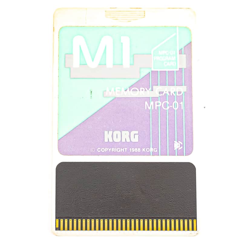 Korg M1 MPC-01 - Memory Card for Korg M1 Series with Plastic Case image 1