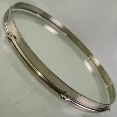 Slingerland 16"COB Stick-Chopper Radio King Floor Tom Drum Chrome-BRASS Rim/Hoop image 5