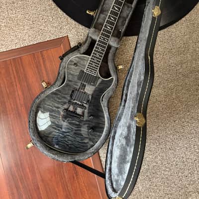 2007 Epiphone  Les Paul Custom Prophecy  - Trans Black - HSC image 1