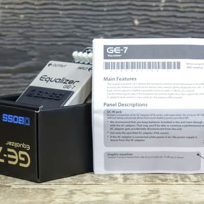 Boss GE-7 Equalizer Powerful 7-Band Compact Graphic Equalizer Effect Pedal image 9