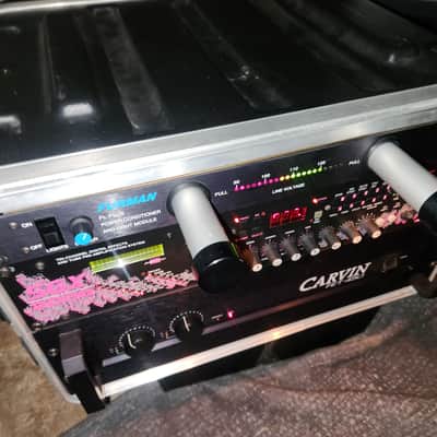 Vintage 90s Guitar Rack Rig | ART SGX 2000 Tube Preamp & Carvin FET 450 Power Amp in SKB 4U Case image 2