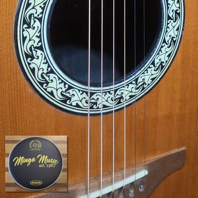 Ovation Balladeer 1111-4 natural. Solid spruce top, no electronics. 1975 image 7