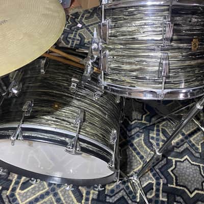 Ludwig Super classic 1967 - Oyster black pearl image 2