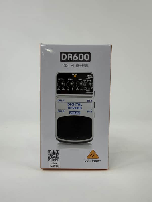 Behringer DR600 Digital Reverb Pedal 2010s - Standard image 1