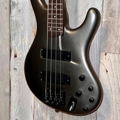 Nice Ibanez EDB600 2000 Gray Pewter Matt Finish, Killer Setup, New Gig Bag. image 5
