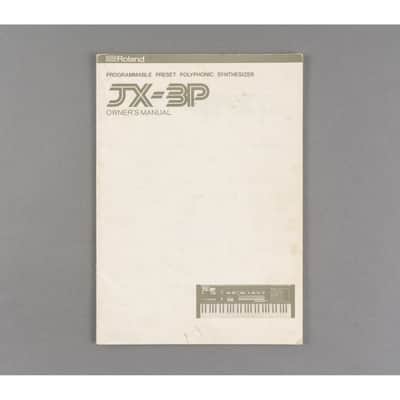 Roland JX-3P User Manual [USED]