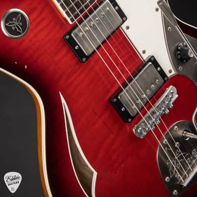 Novo Maple Top Miris JHH Dealer LTD - Harmony Burst w/ Amber Back & Sides #261166 image 13