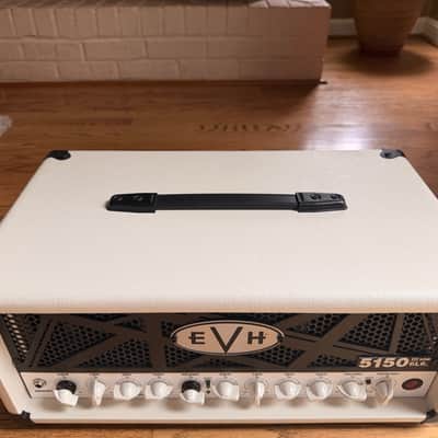 EVH 5150 III 6L6 3-Channel 50-Watt Amp Head Ivory with Road Case image 3