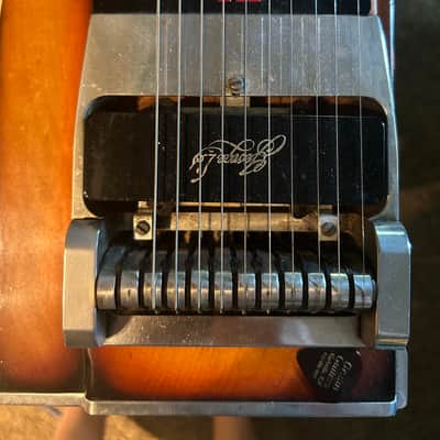 MSA The Universal 12 String Pedal Steel Guitar 1970s - Burst image 3