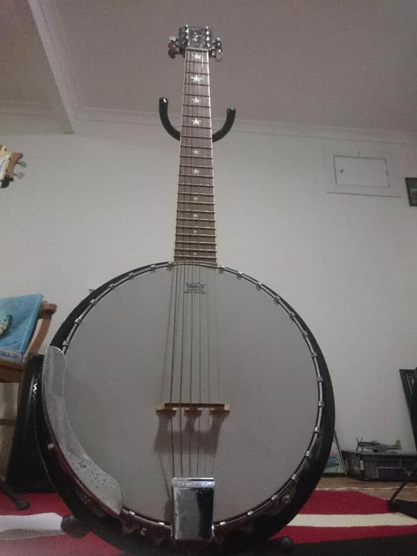 Keith Urban-style SX Ganjo  (6-string Banjo/Guitar) image 1