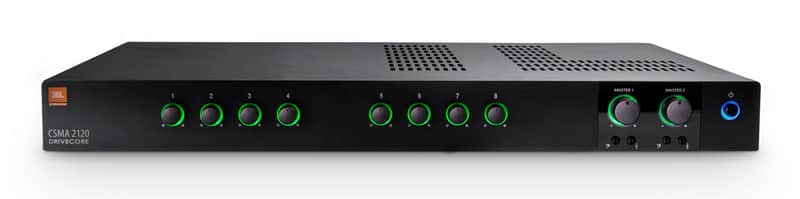 JBL CSMA 2120 2 x 120w Commercial 70v Amplifier Mixer For Restaurant CSMA2120 image 1