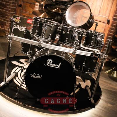 Pearl Reference Pure 8-piece Matte Black Mist Drum Set image 8