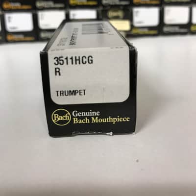 Bach 3511HCGR Gold Rim Series Trumpet Mouthpiece - 1-1/2C Cup